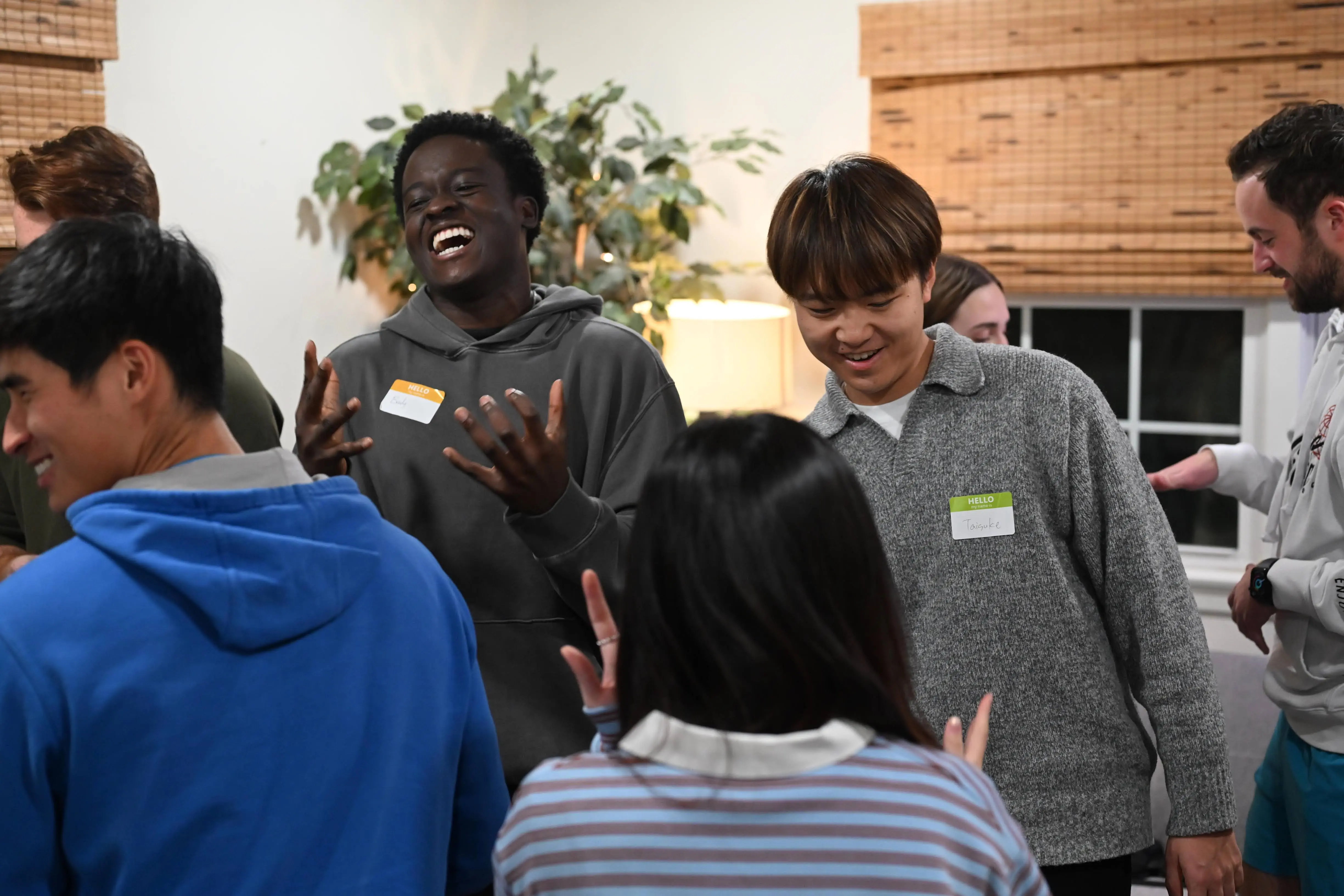 Students and community at Global Friends