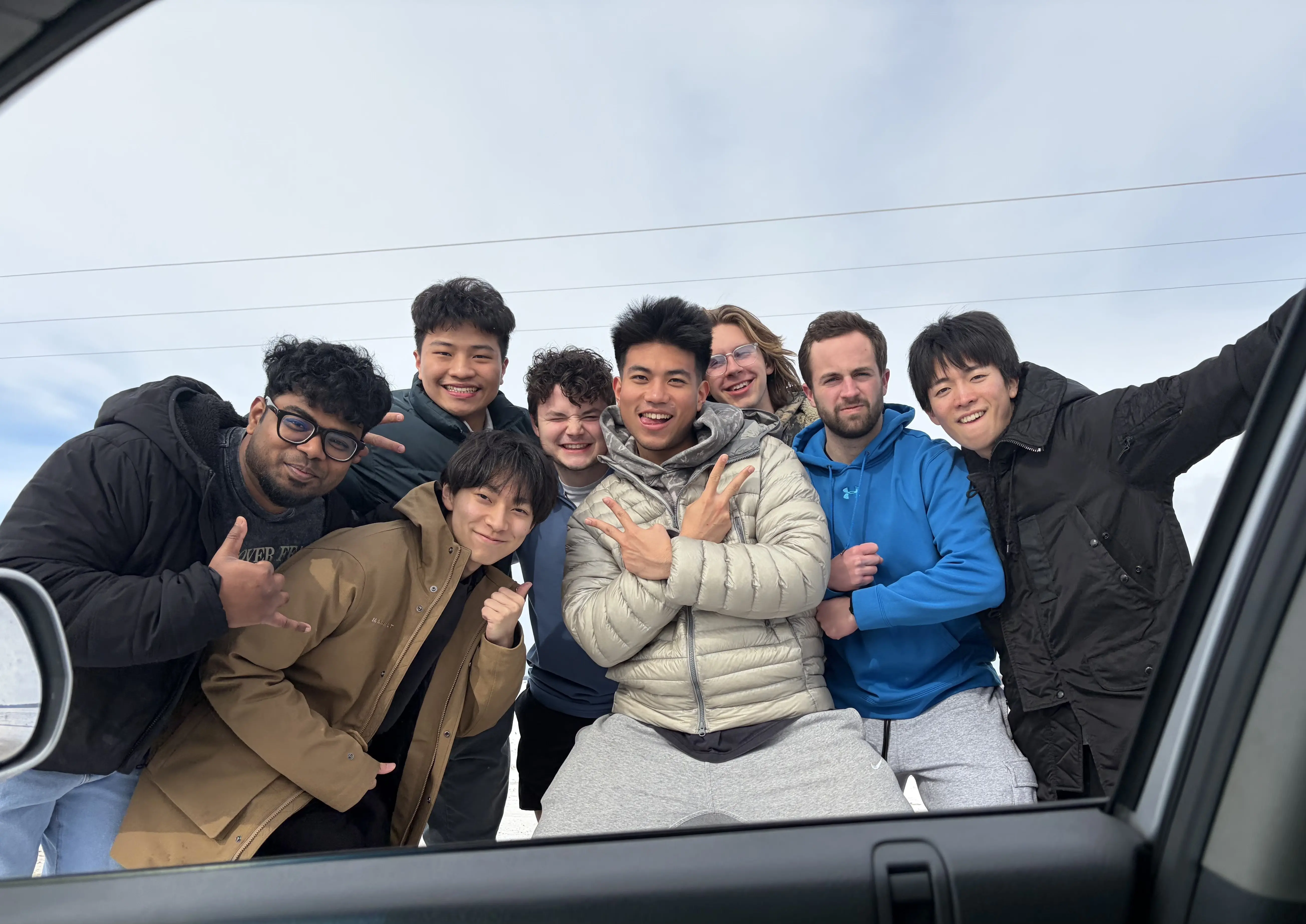 Large group photo from a Global Friends event