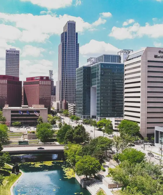 Downtown Omaha skyline